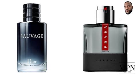 prada luna rossa carbon vs dior sauvage site www.basenotes.net|Luna Rossa carbon fragrantica.